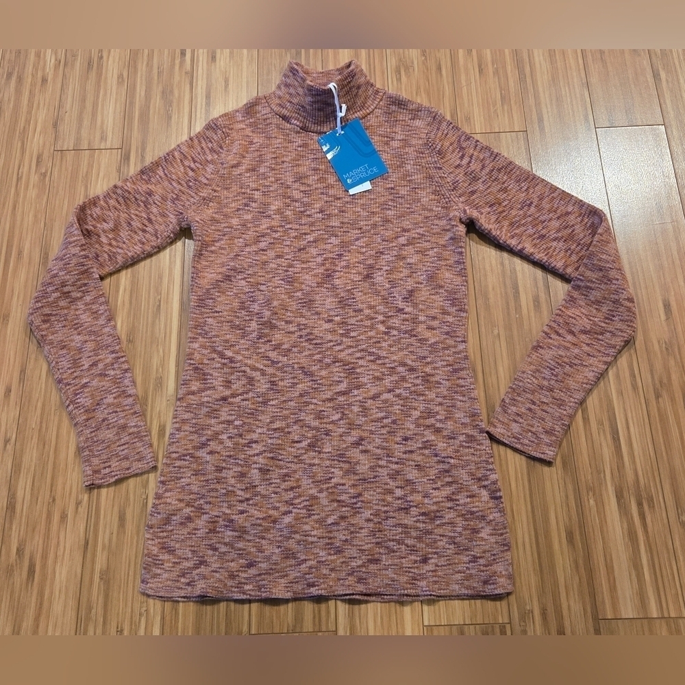 💚 NWT Market & Spruce Long Sleeve Turtleneck Sweater
